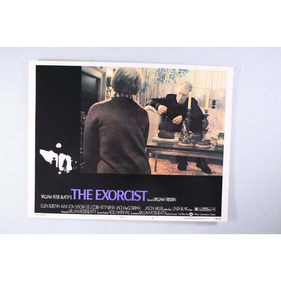 1974 The Exorcist Lobby cards 11 x 8.5" horror movie promo posters, The Exorcist - Picture 5 of 10